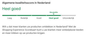 Winkelkwaliteit Merchant Center